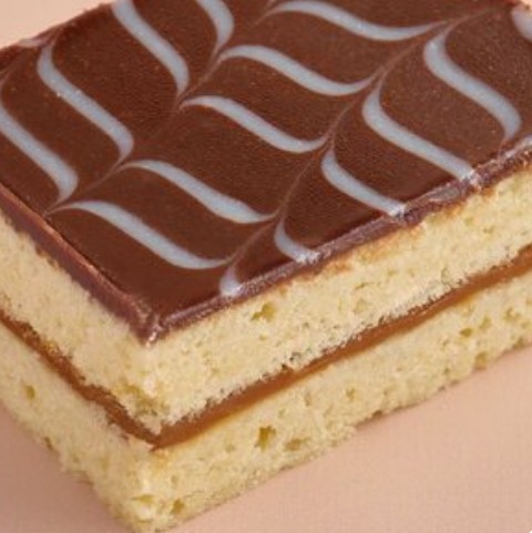 Песочная полоска со сгущенкой