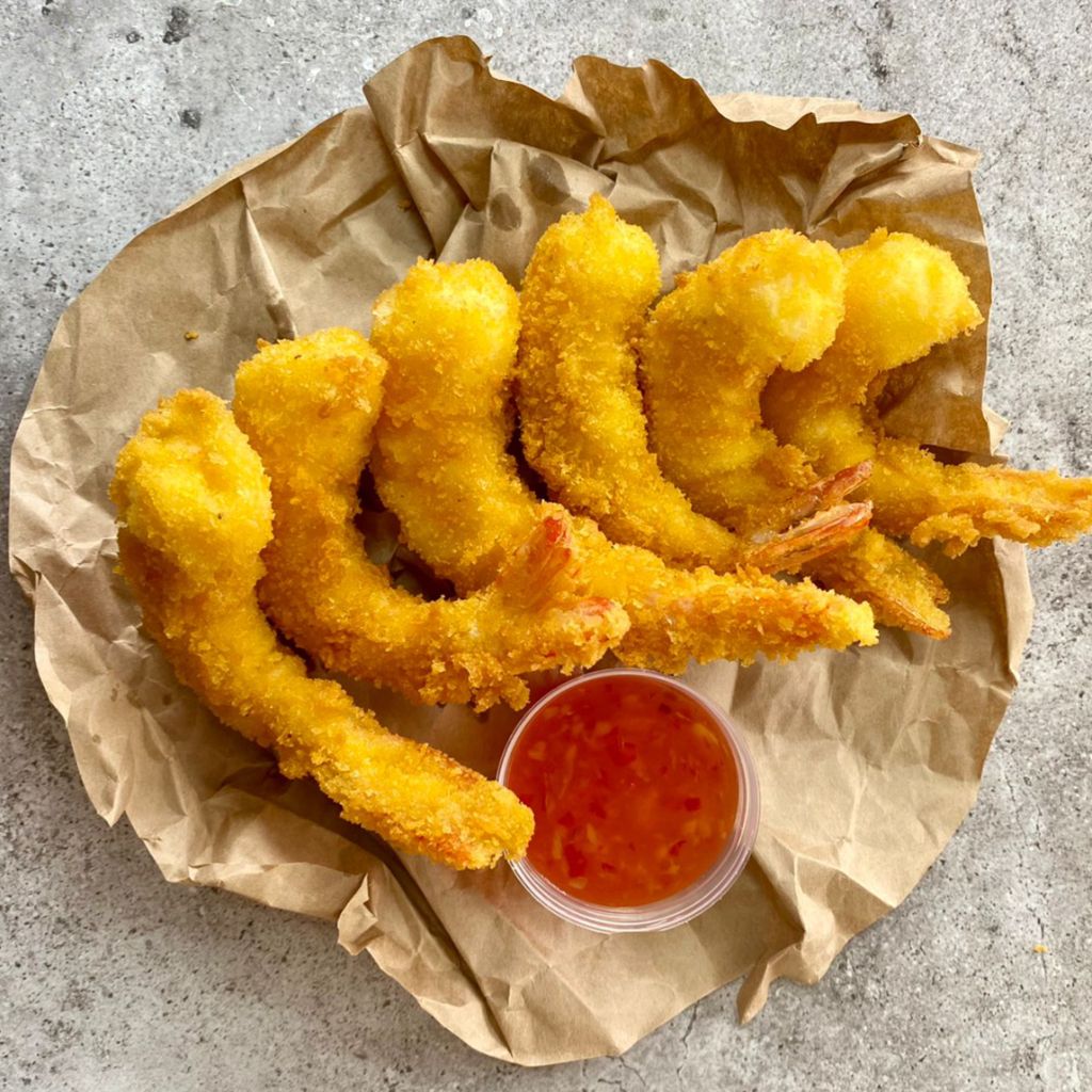 Креветки темпура