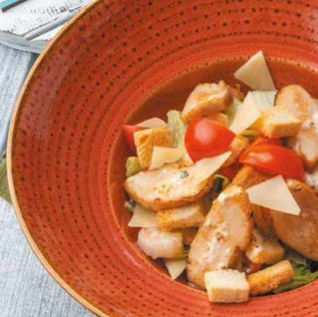 Цезарь с курицей