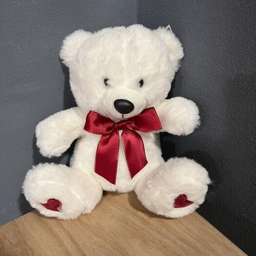 Плюшевый мишка белый 20 см