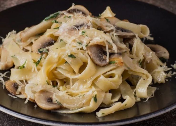 Фетучини с курицей 
