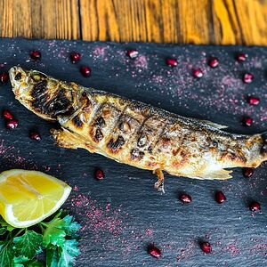 Сибас на углях