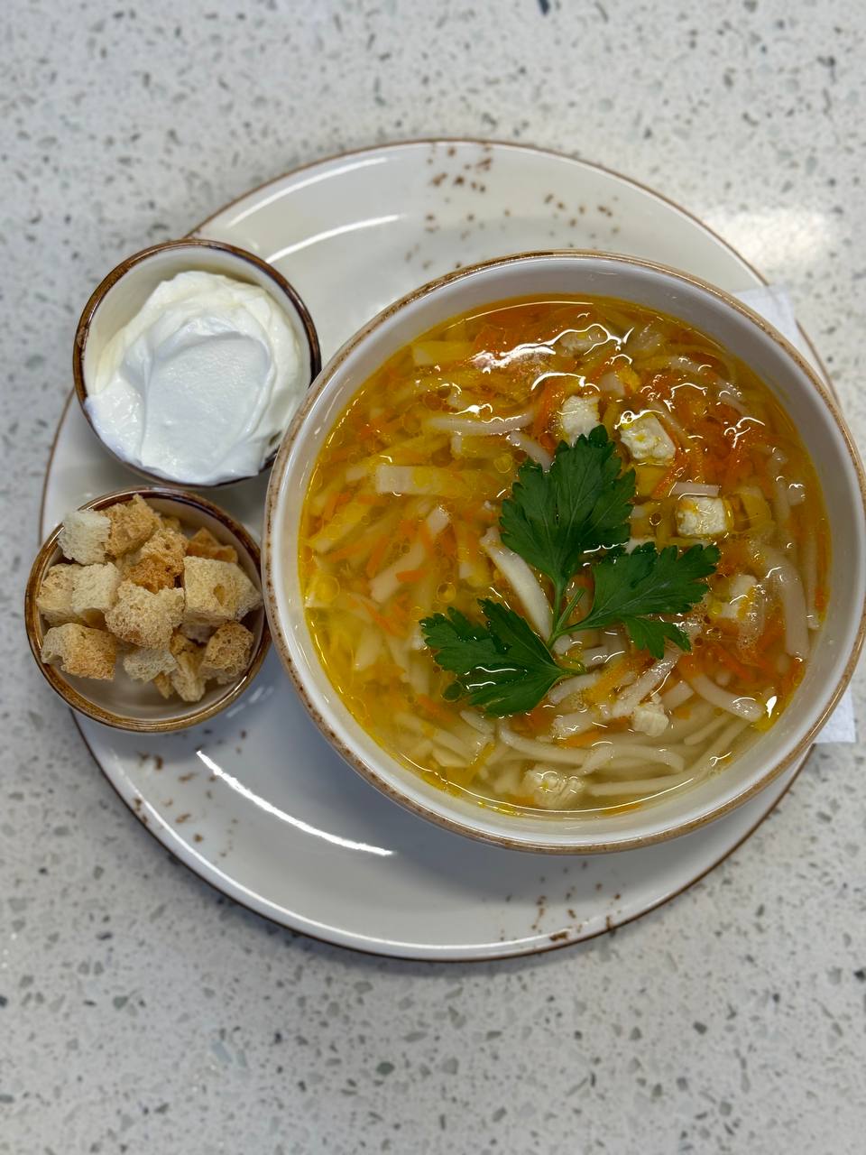 Суп лапша куриная