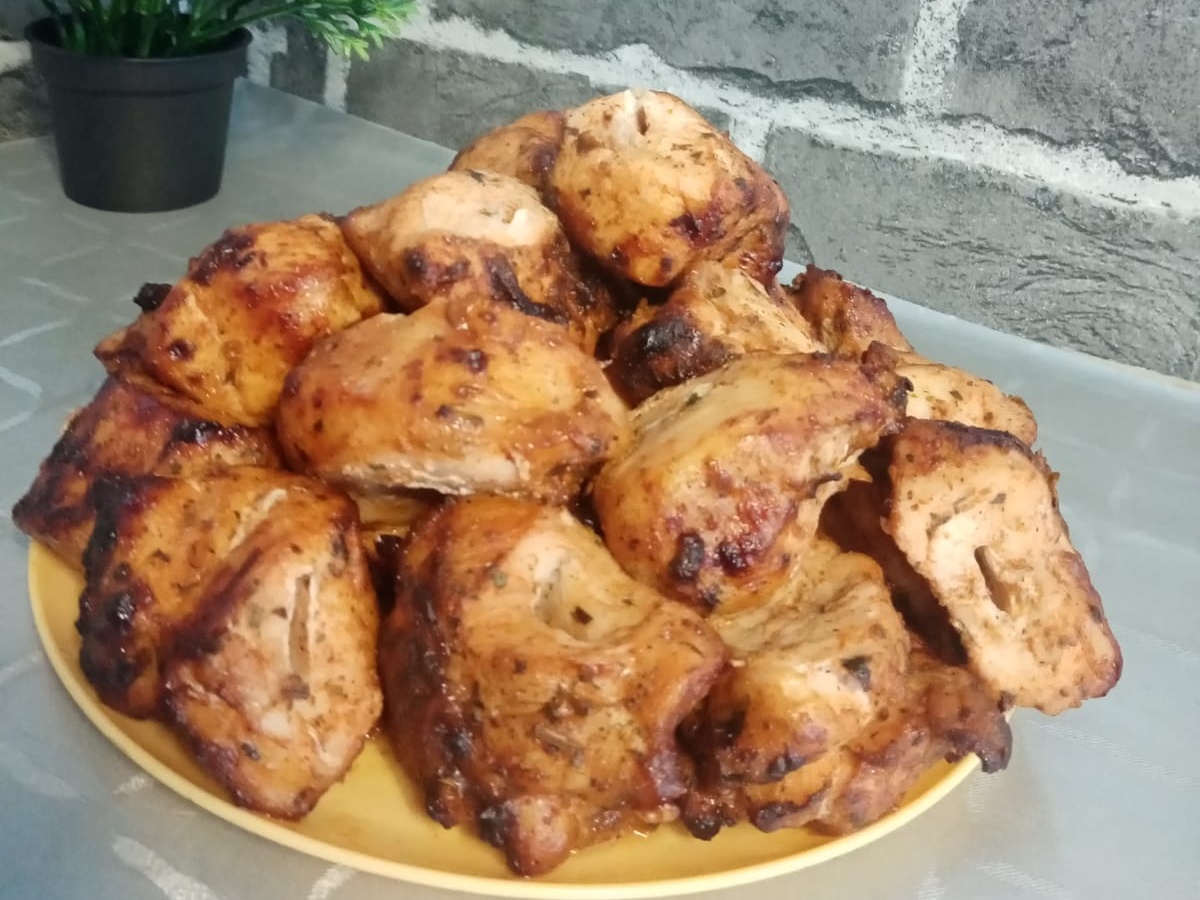 Шашлык из куриного филе