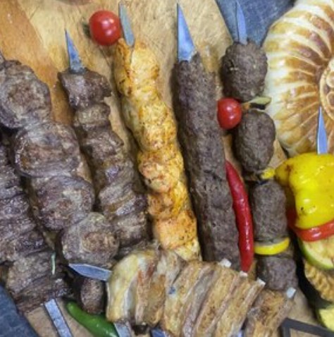 Микс на мангале