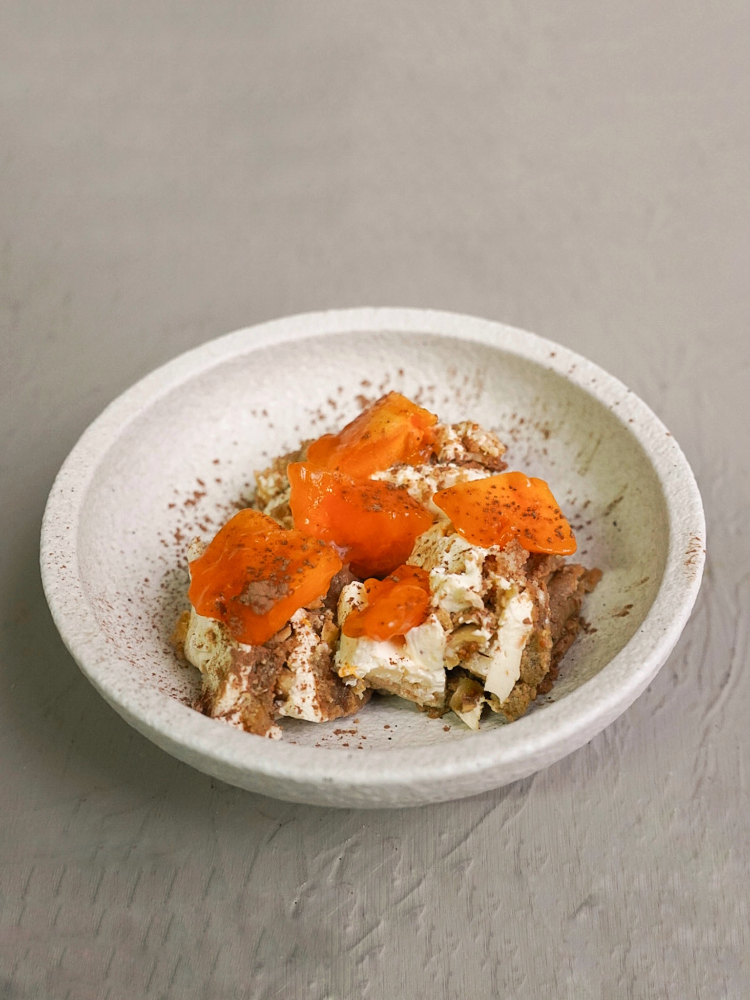 Тирамису с хурмой