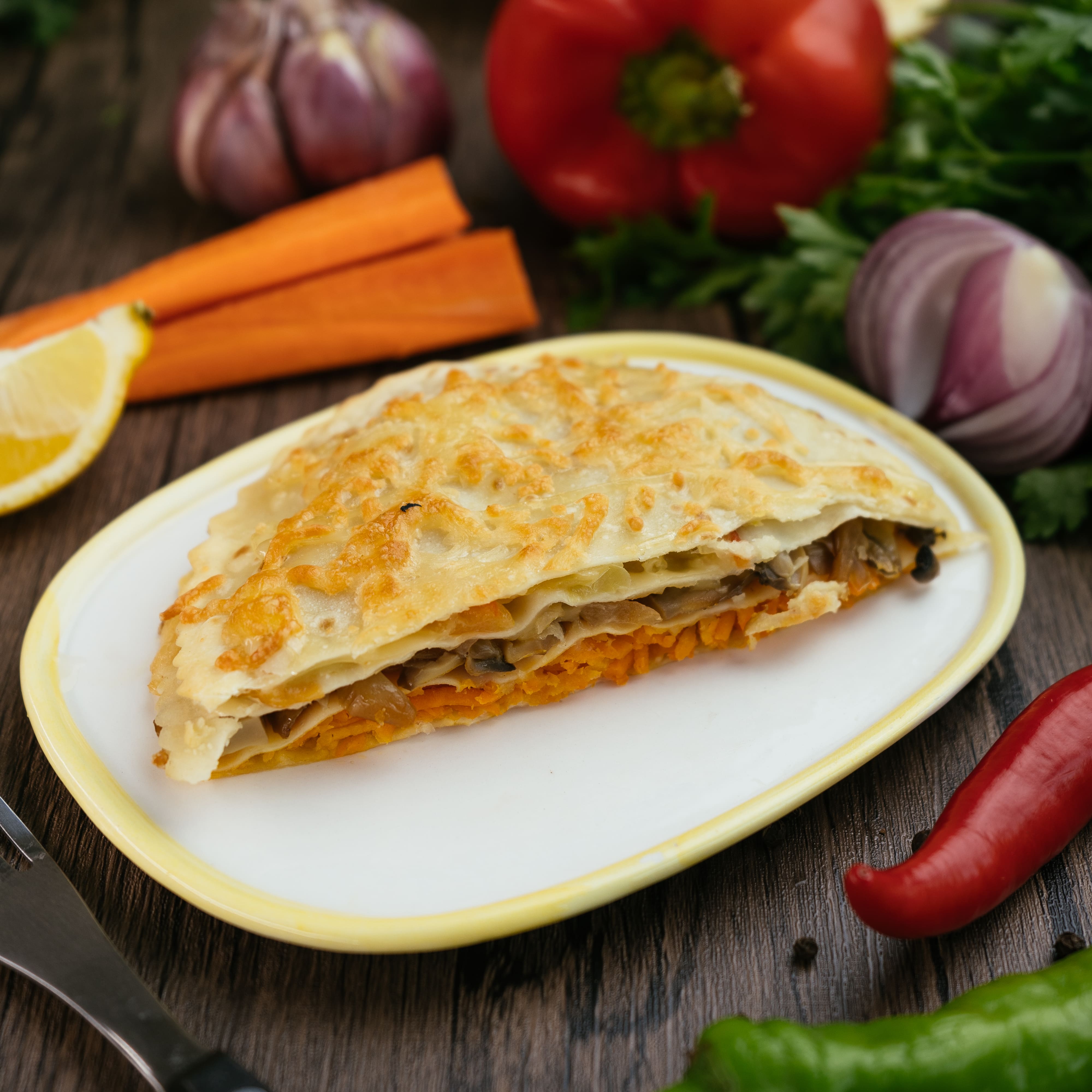 Лазанья овощная