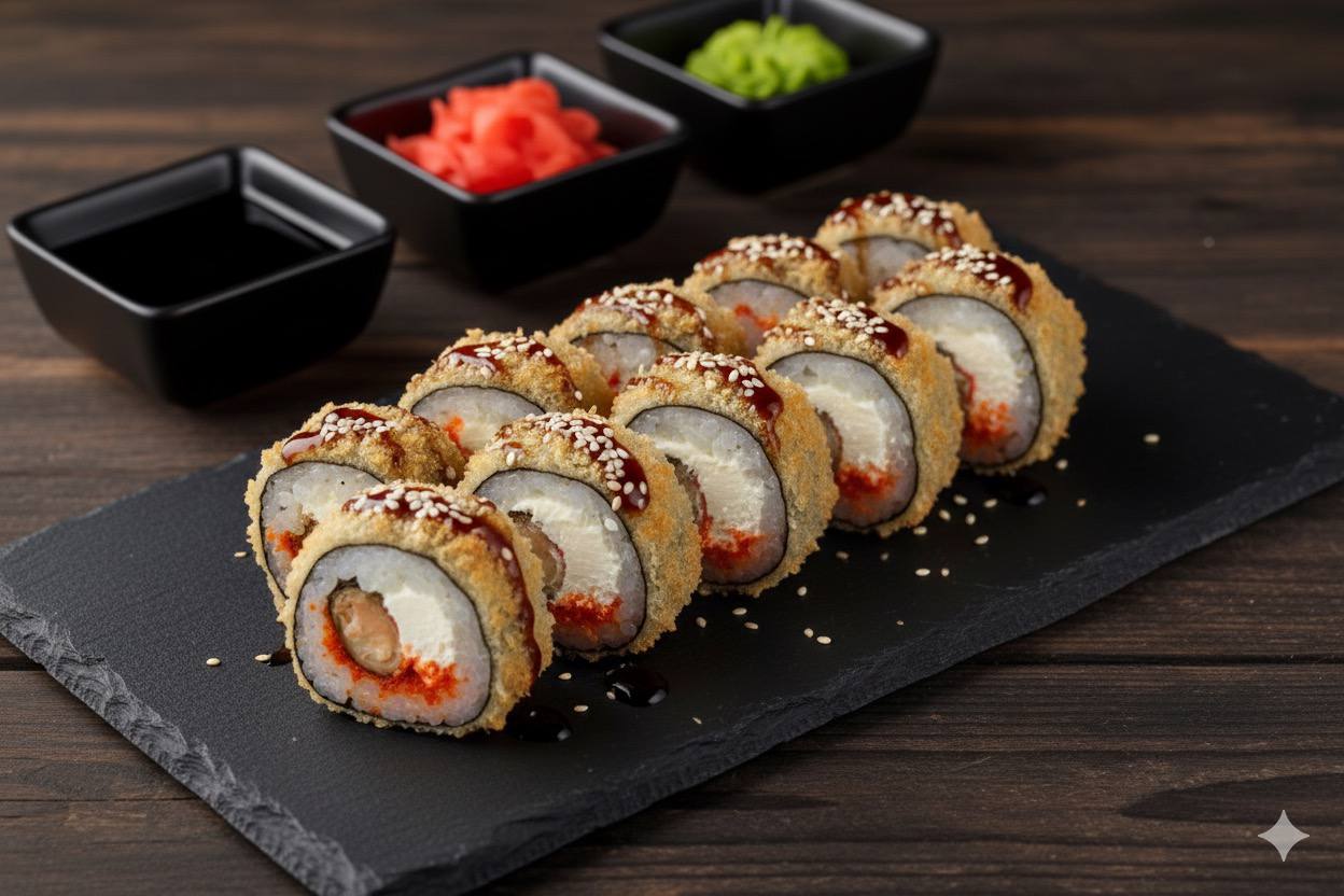 Ролл "Мидии темпура"