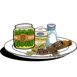 Набор для варки "в огуречном рассоле со сметаной"