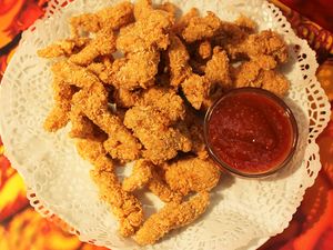 Мясо курочки хрустящее