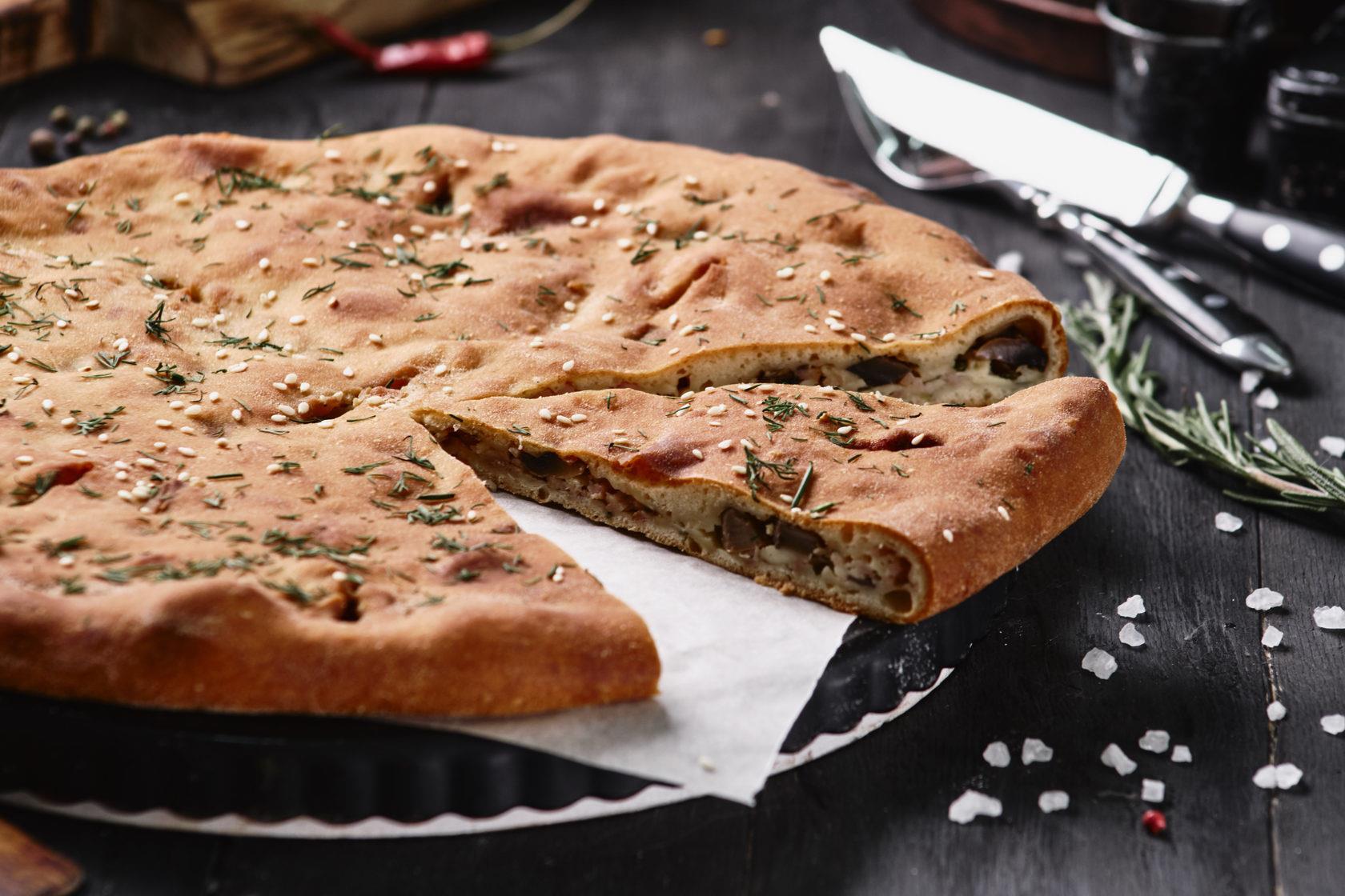 Осетинский с ветчиной, брынзой  и грибами Smart