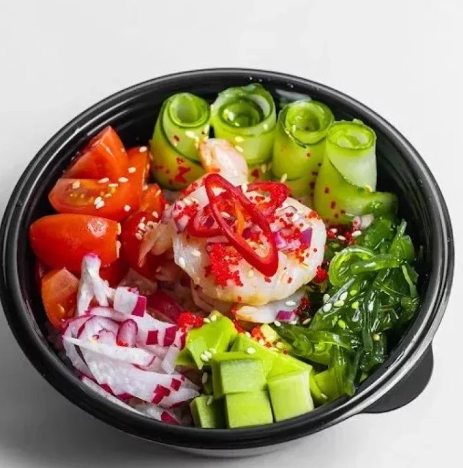 Поке с креветкой