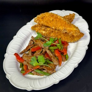 Говядина с овощами