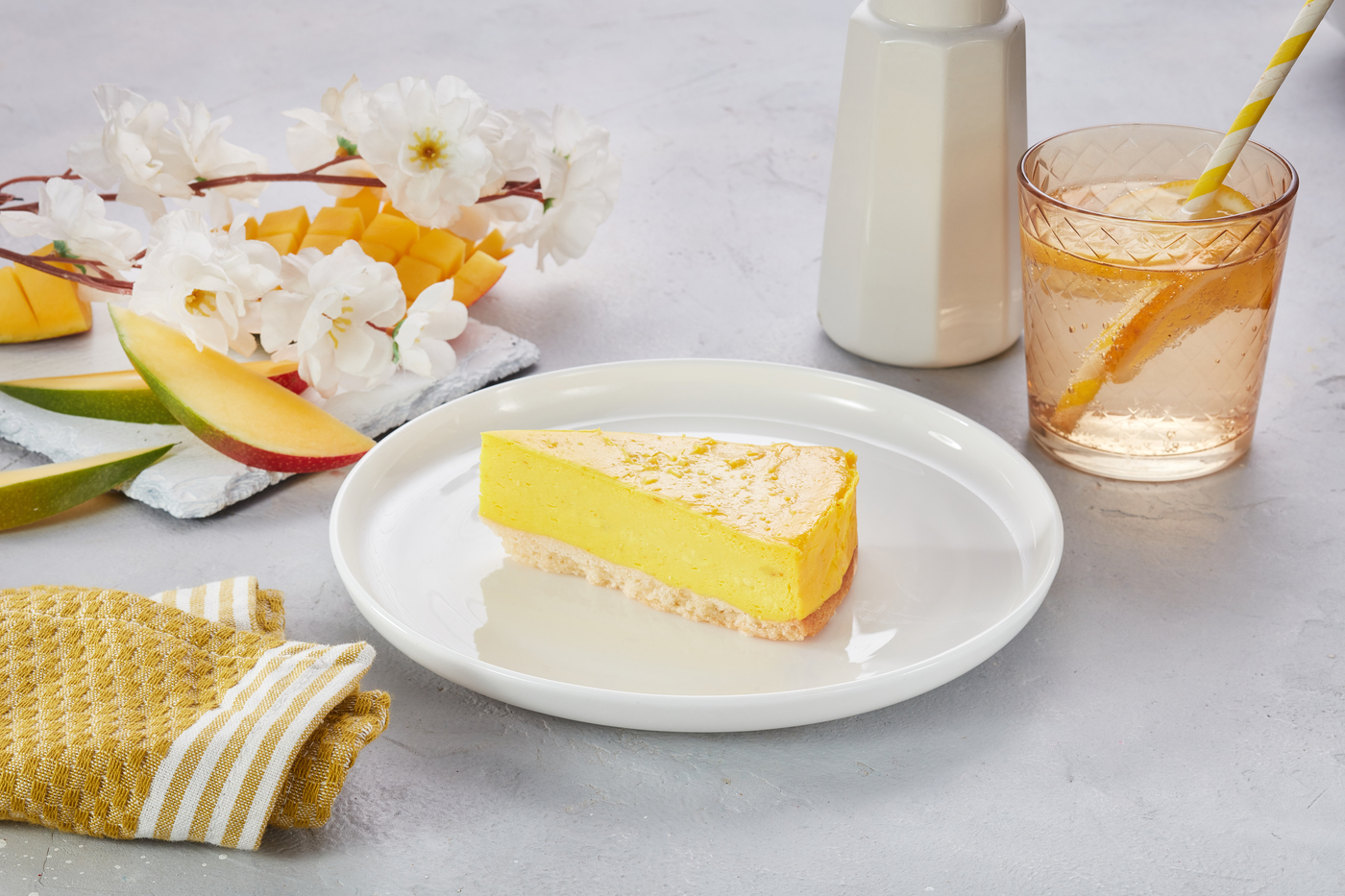 Манговый чизкейк