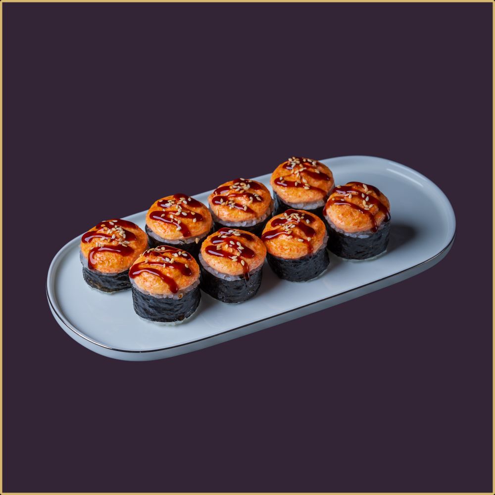 Ролл Грибы шиитаке запечённый