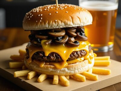 Комбо Бургер грибной