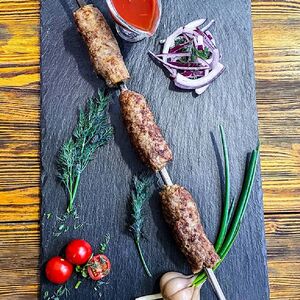 Люля-кебаб из баранины на мангале