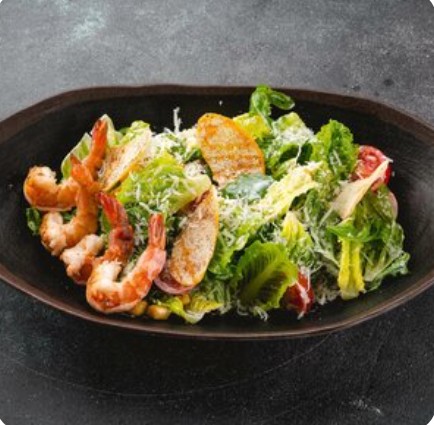 Цезарь с креветками