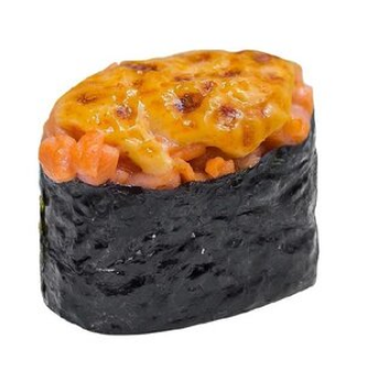 Гункан с лососем