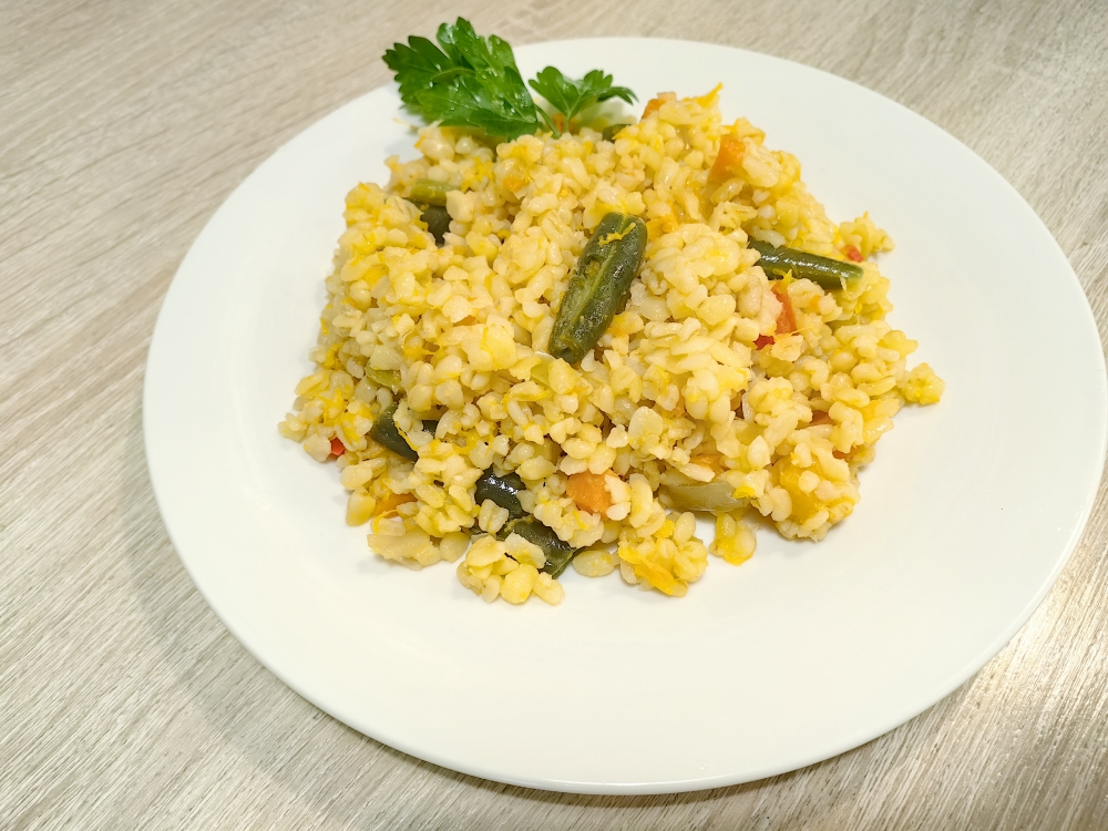 Булгур с овощами