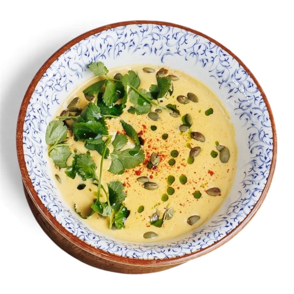 Крем-суп из тыквы с копченой паприкой