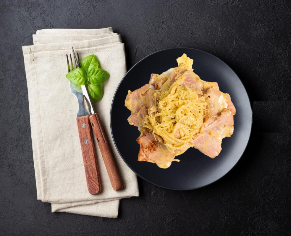 Паста Карбонара Феттуччине