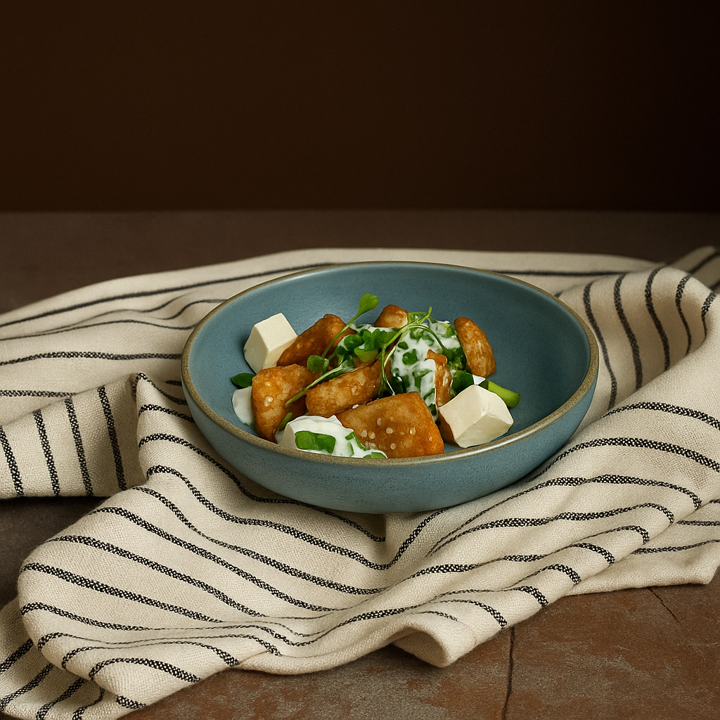 Салат с хрустящей тыквой