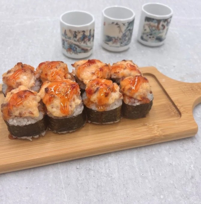 Запеченный с курицей