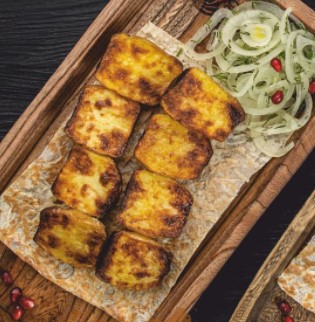 Картофель запечённый на углях
