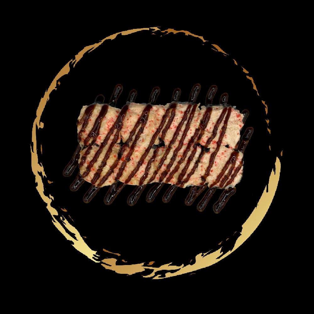 Запеченный ролл с курицей