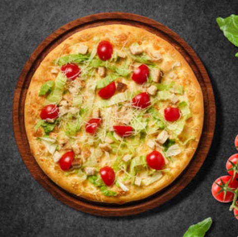 Пицца 30 см Цезарь с курицей