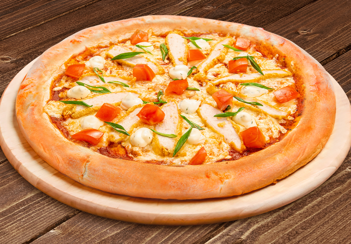 Пицца Стрипс ранчо 30 см на классическом тесте