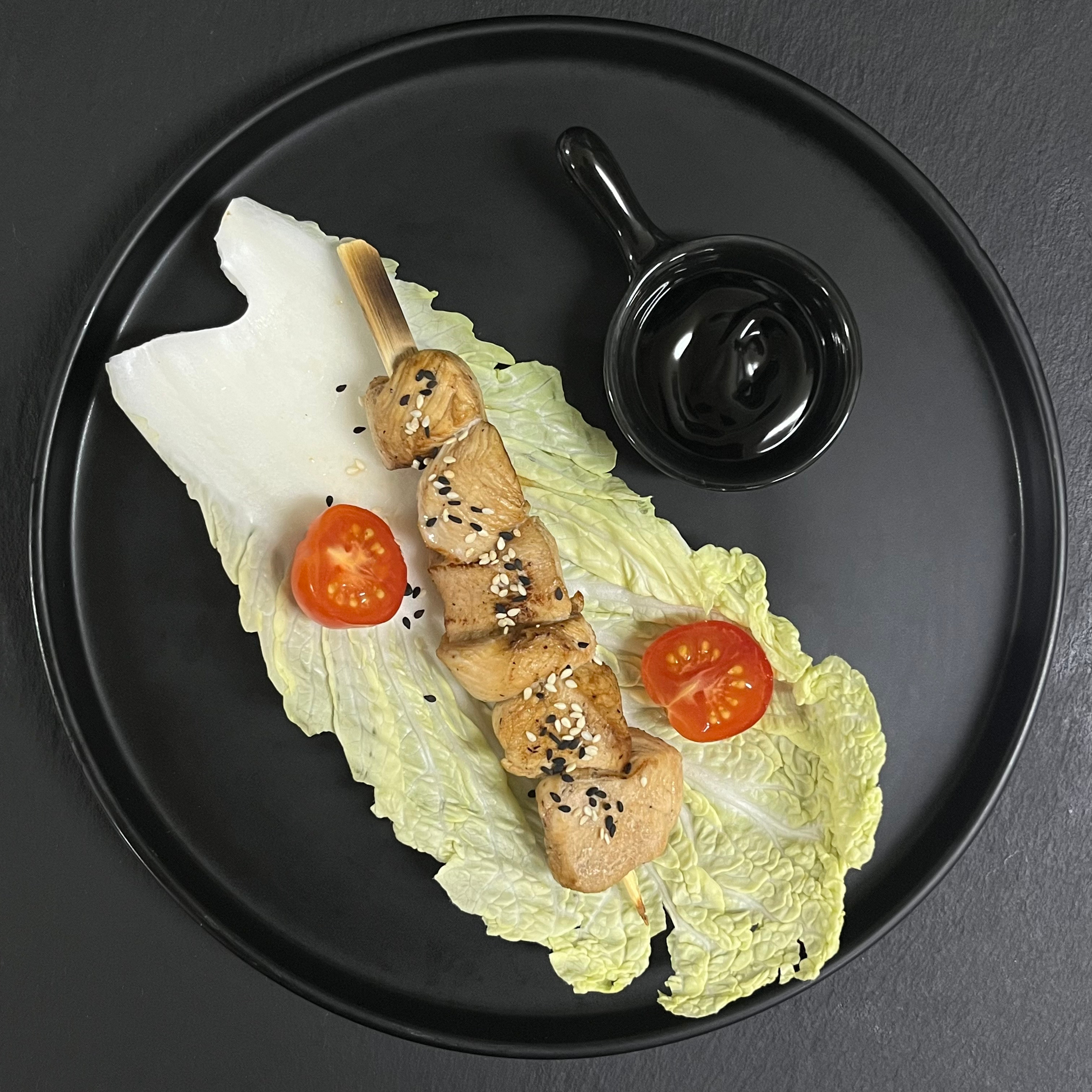 Шашлычки на шпажке с курицей