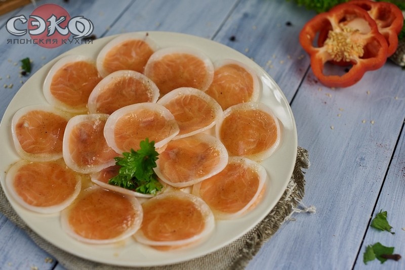 Карпаччо из лосося