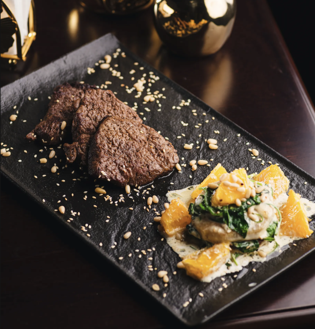 Медальоны с яблоком и шпинатом