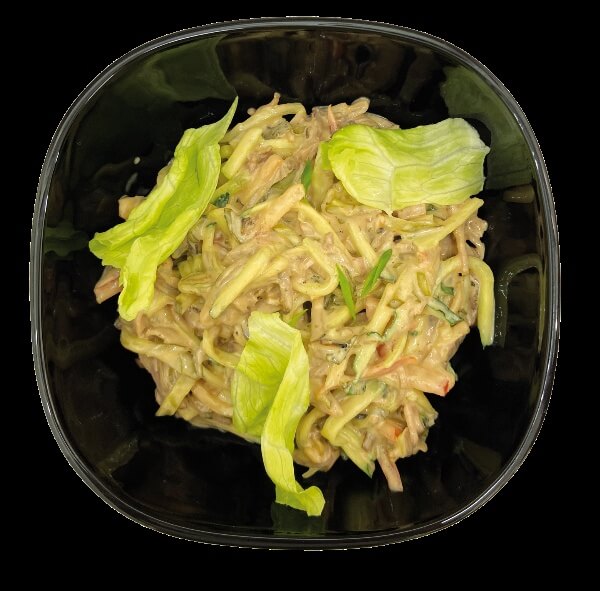 Салат с языком и грибами
