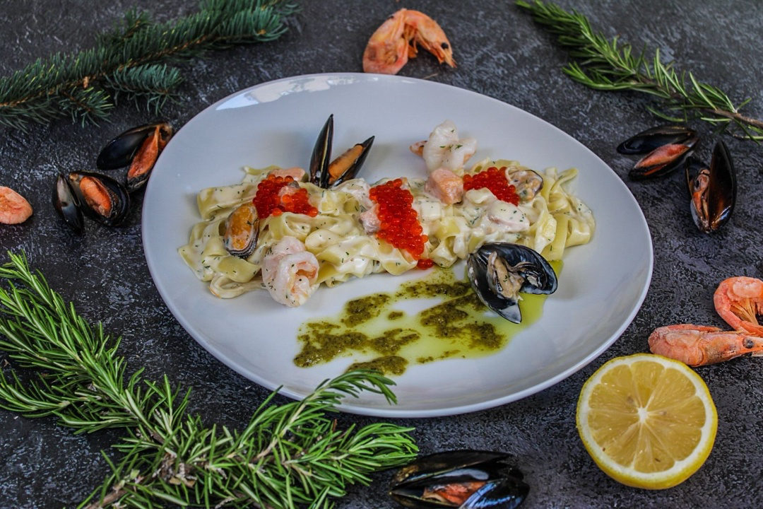 Паста с морепродуктами