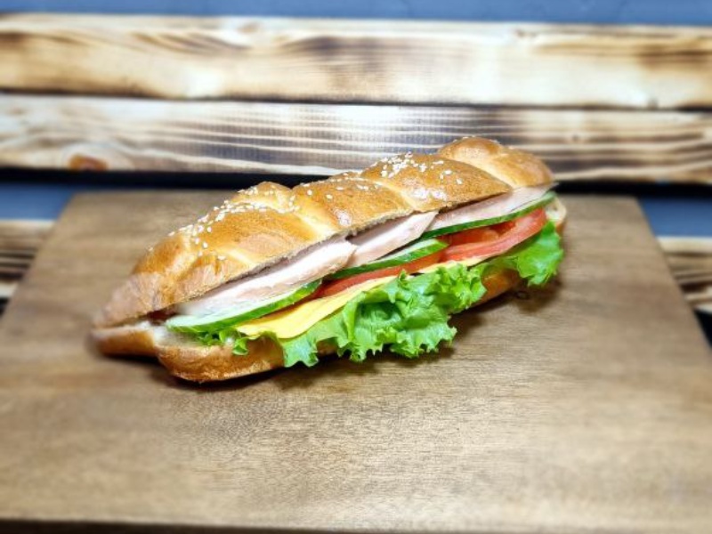 Фирменный с копчёной курицей