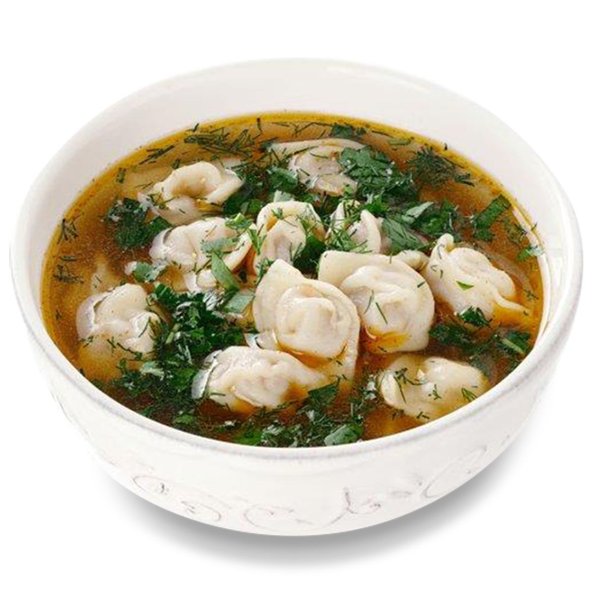 Чучвара (отварные с бульоном)