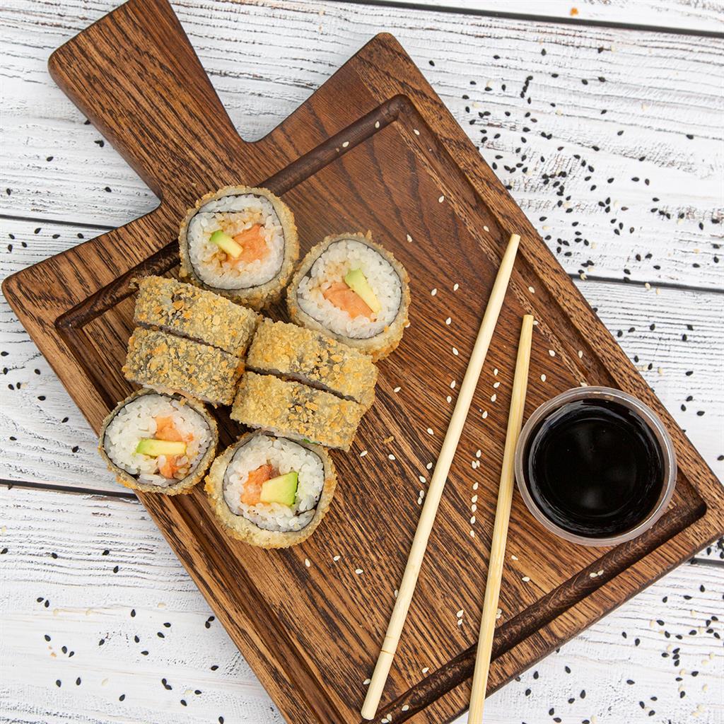 Горячий с лососем