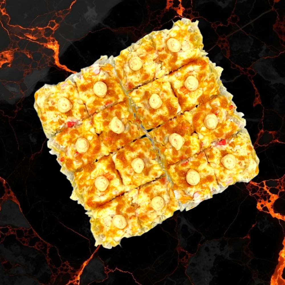 С ТИГРОВОЙ КРЕВЕТКОЙ И СНЕЖНЫМ КРАБОМ