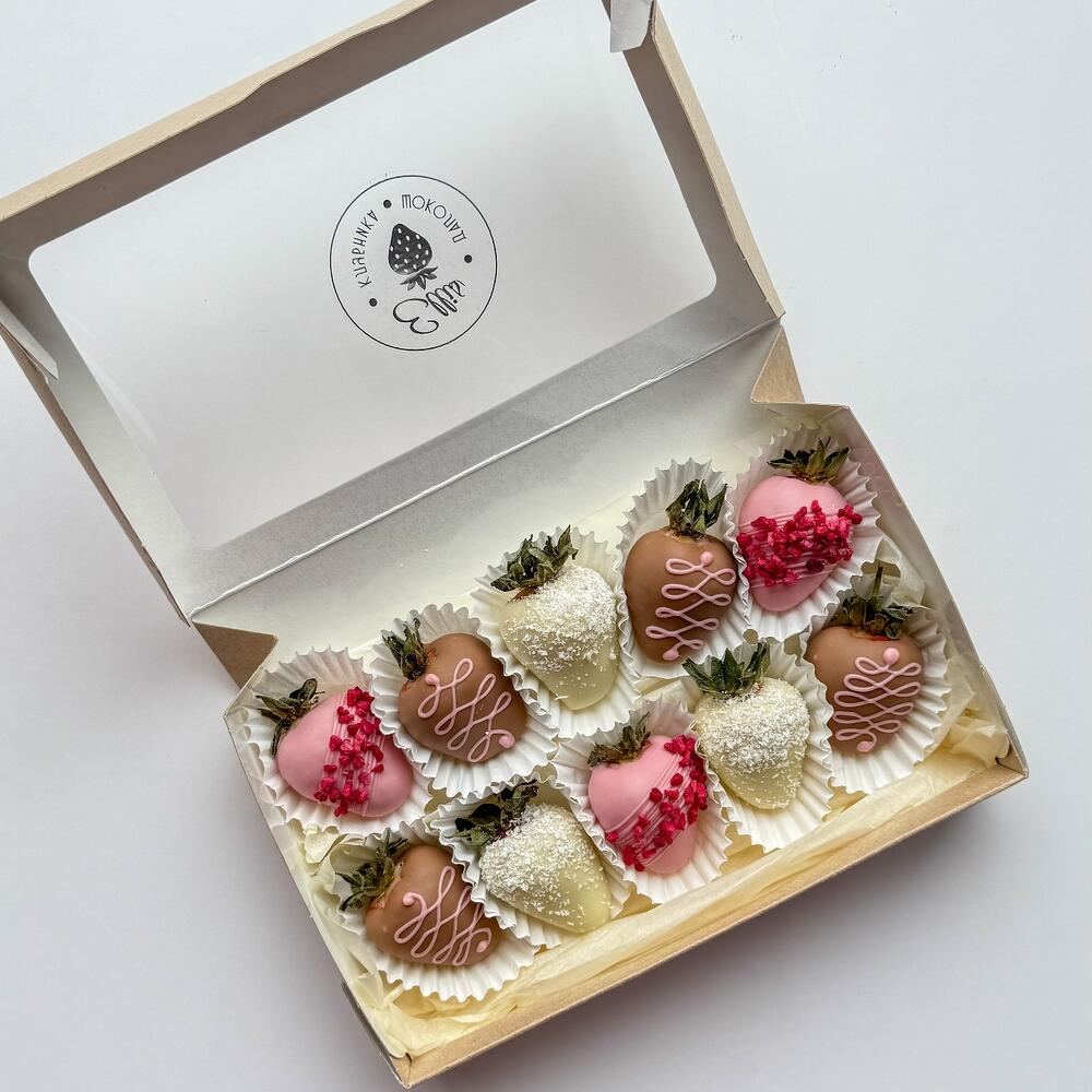 Клубника в шоколаде "Кокос-малина"