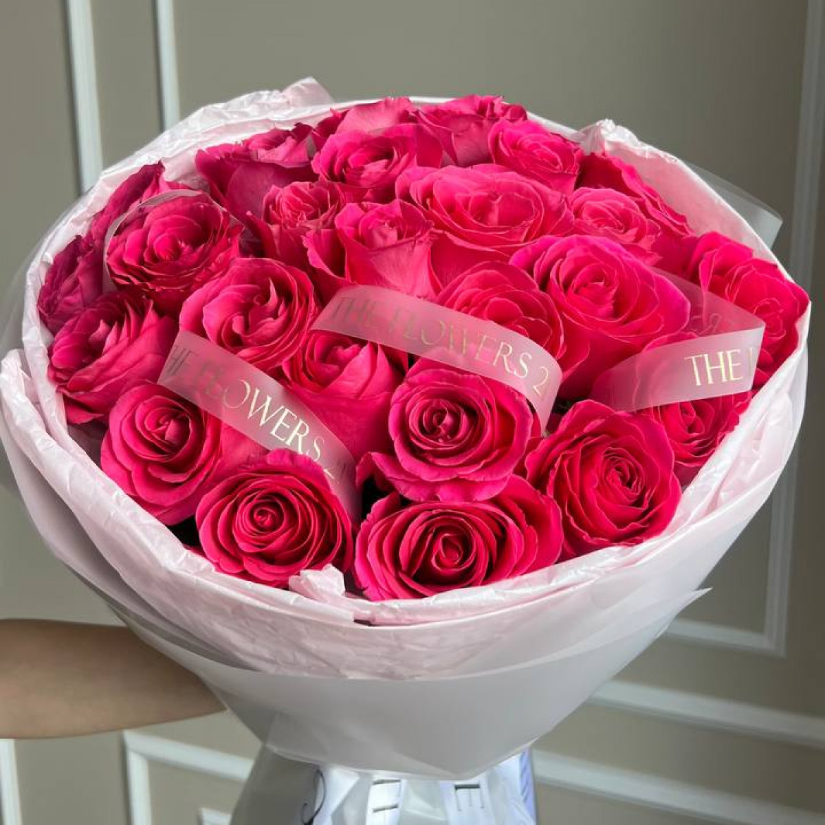 Монобукет из 15 роз Эквадор