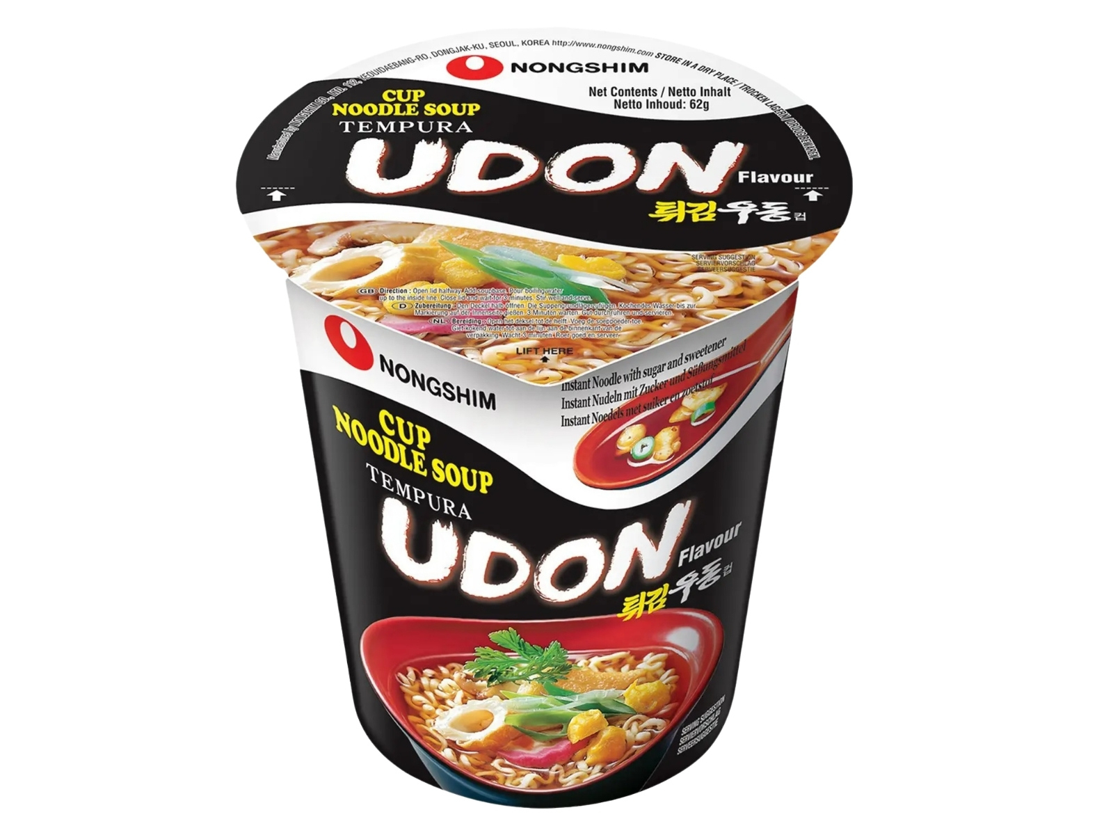 Лапша быстрого приготовления Темпура Удон Nongshim