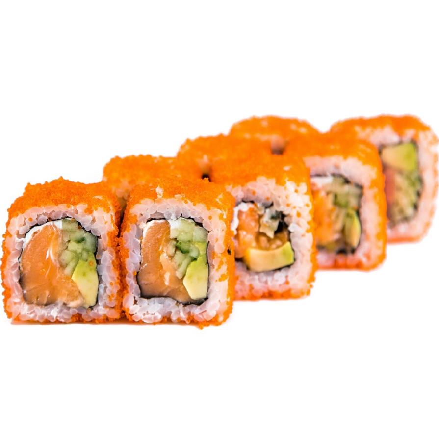 Ролл Калифорния с лососем