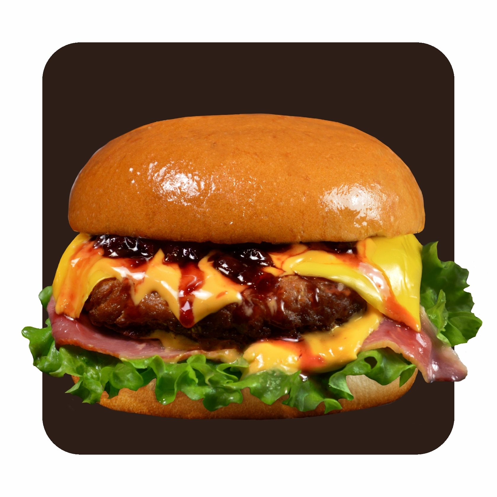 Бургер сырная вишня