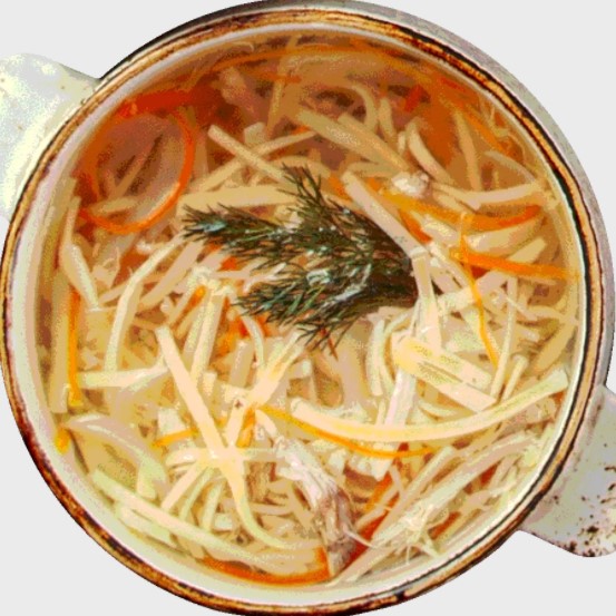 Домашняя куриная лапша