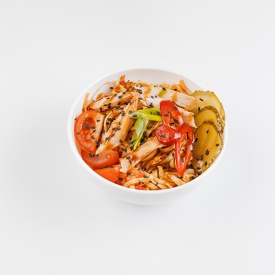 Марсианская паста с курицей
