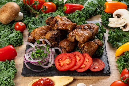 Шашлык из свиной шейки