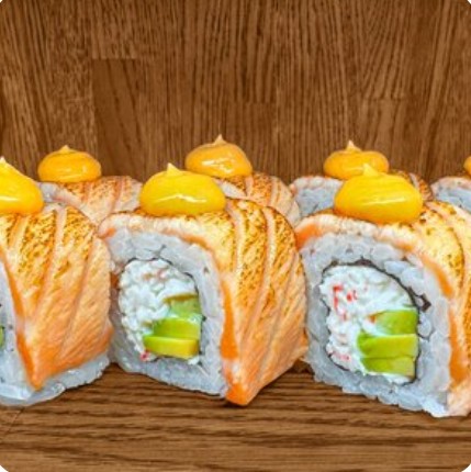 Обоженный лосось